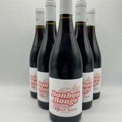 Vente Flash ! 2024 Bonbon Rouge Pinot Noir Vin de France Rouge vin sucr&eacute; - 6 Bouteilles