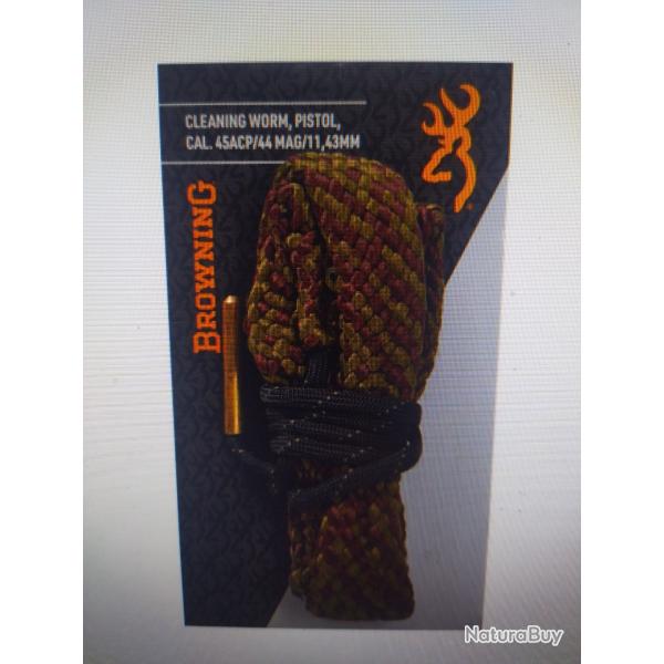 Browning cleaning worm pistolet cal 45ACP/44MAG/11.43MM