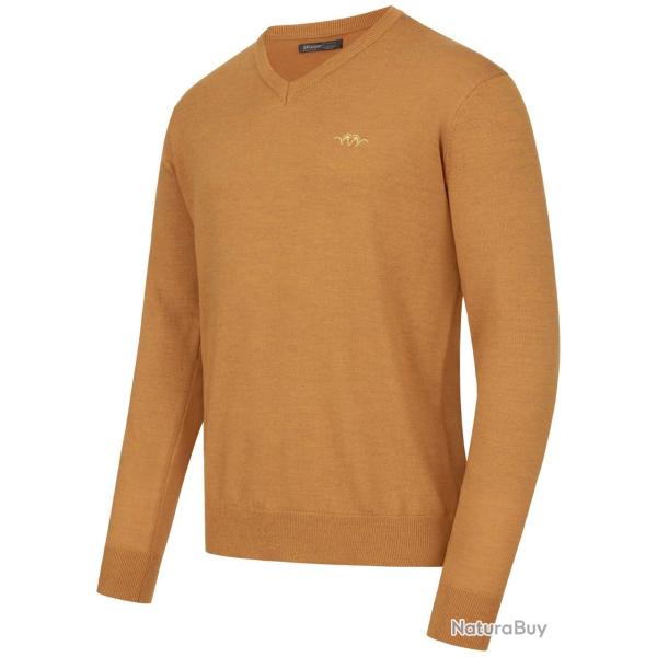 Pull BLASER merino v-neck sweater rost Taille : 2XL