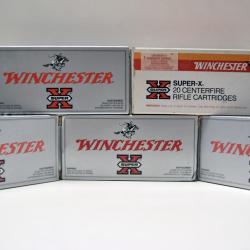 Lot de 5 boites de munitions Winchester Power Point - Cal. 30-30