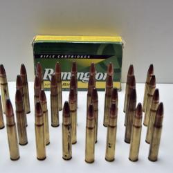 Lot de 1 boite de munitions Remington Express Rifle + 34 munitions en vrac - Cal. 35 Whelen