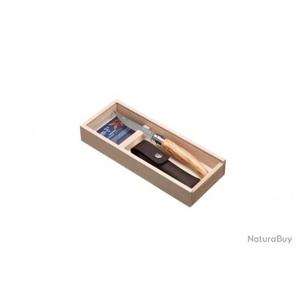 Plumier Opinel avec Couteau effil� olivier 10 cm et �tui
