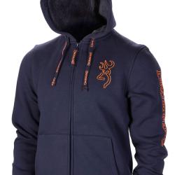 SWEATSHIRT WARM SNAPSHOT BLEU - BROWNING - TAILLE XXXL