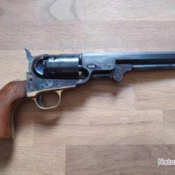 revolver pietta 1851 navy yank cal 44 - 7"1/4 pn + doseuse laiton