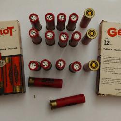 Lot 2 bo&icirc;tes de 17 Gevelot Cal 12 longueur 50 plomb 5