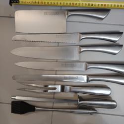 Panoplie couteaux professionnels BEGHAUS inox Sans valise