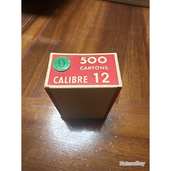 500 cartons pour calibre 12