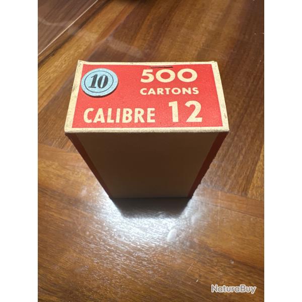 cartons pour rechargement calibre 12
