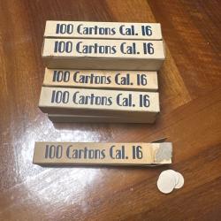 Lot de 11 bo&icirc;tes de 100 cartons pour le rechargement