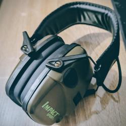 CASQUE &Eacute;LECTRONIQUE IMPACT SPORT - TIR SPORTIF / BALL-TRAP / CHASSE - NEUF