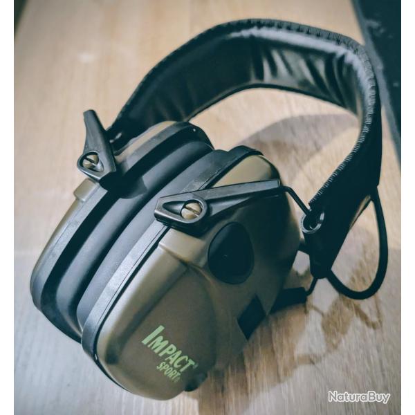 CASQUE �LECTRONIQUE IMPACT SPORT - TIR SPORTIF / BALL-TRAP / CHASSE - NEUF