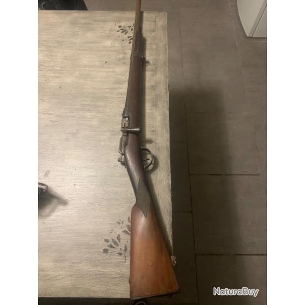 Mod�le : Il s'agit d'un Fusil Gras Mod�le 1874.� Origine : Fabriqu� par la Manufacture d'Armes de S