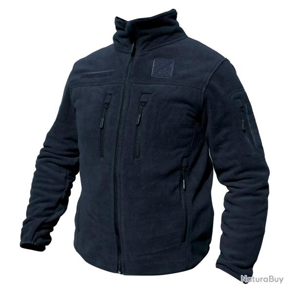 Blouson Polaire Fitte - 390g/m� - Bleu Marine S
