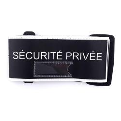 Brassard S&eacute;curit&eacute; Priv&eacute;e r&eacute;fl&eacute;chissant avec emplacement RIO