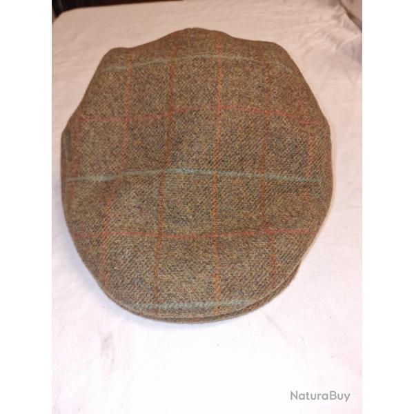 Casquette plate 100% laine PJ POWELL broderie faisan taille L HILMAR SUPER DESTOCK !!!