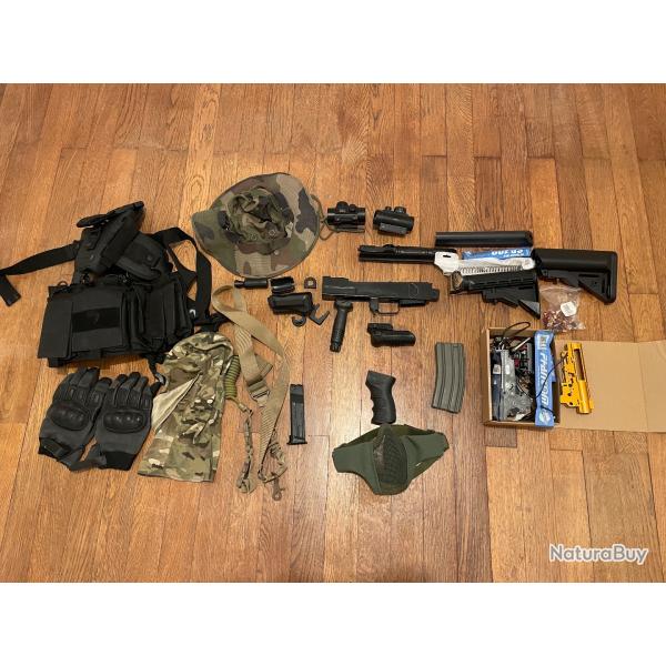 Lot pi�ces airsoft