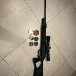 Gamo G magnum 1250 4,5 avec lunette et plombs