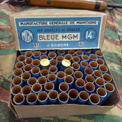Boite de 100 douilles MGM 14mm &agrave; Broche r&eacute;f:41