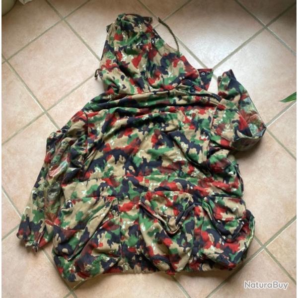Veste de combat suisse camouflage alpenflage