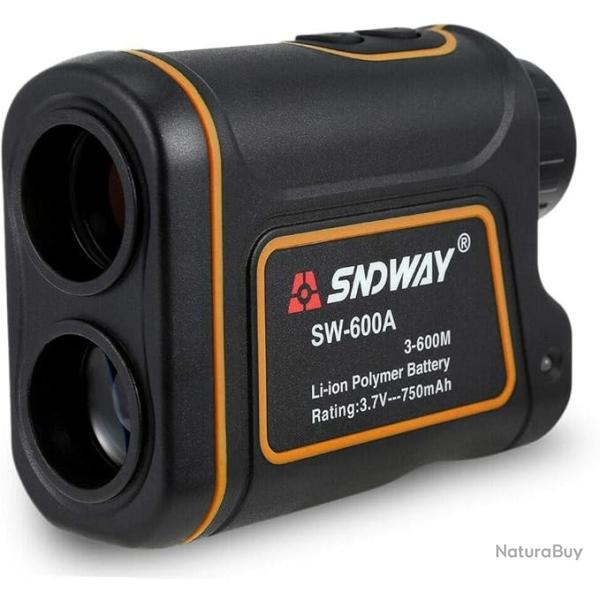 T�l�m�tre Laser 600 m Haute Pr�cision �cran Tactile LCD Chasse Golf Vitess, Angle Volume