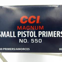 CCI 550 SMALL PISTOL MAGNUM X100