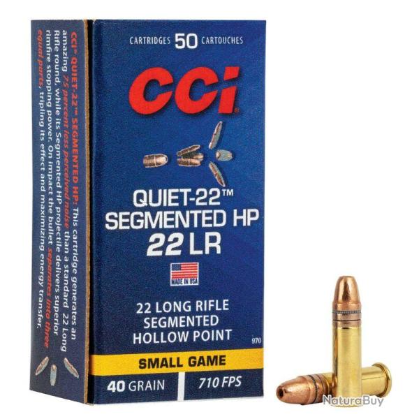 CCI 22LR QUIET SEGMENTED HP 40GR