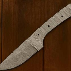 Skinner Lame Drop Point Acier Damas Manche &agrave; monter Beau Guillochage BLDM2745