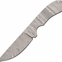 Couteau de Chasse Lame Straight Back Acier Damas Manche &agrave; monter BLDM2746