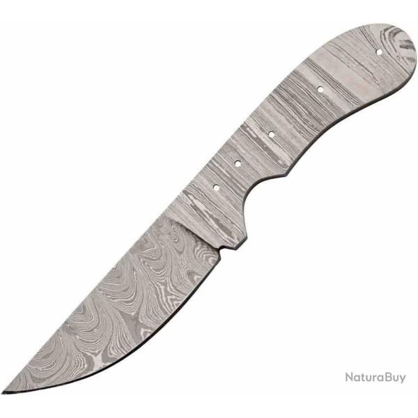 Couteau de Chasse Lame Straight Back Acier Damas Manche � monter BLDM2746