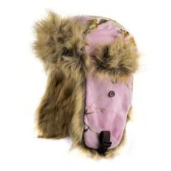 Chapka synth&eacute;tique camo Realtree Pink