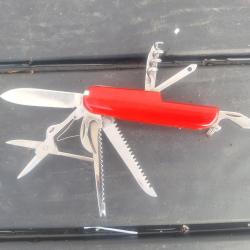 Couteau Multi lames (12) L'Exemplaire" Rostfre&iuml; type couteau suisse