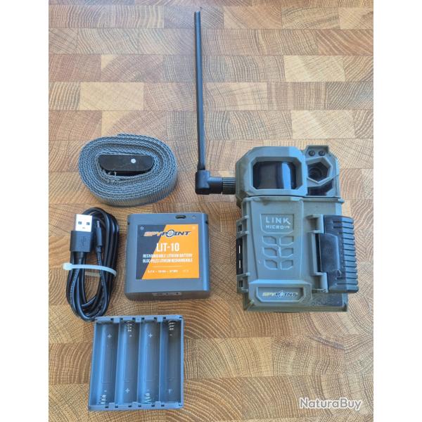 Cam�ra spypoint micro lte + batterie lithium LIT10