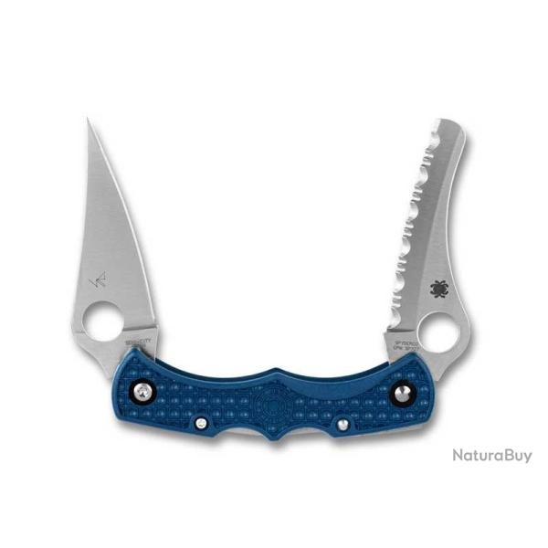 COUTEAU SPYDERCO DYAD JR. 2P BLEU SPRINT