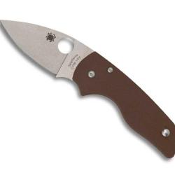 COUTEAU SPYDERCO LIL' NATIVE G10 MARRON SPRINT
