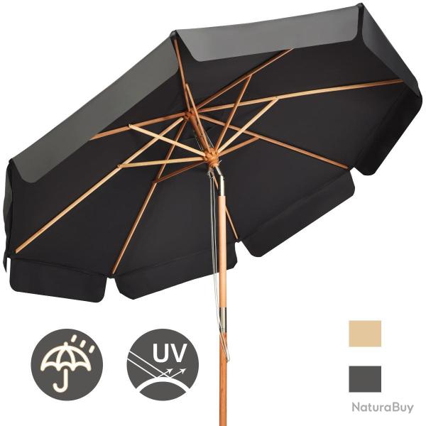 Parasol inclinable 300 x 261 cm m�canisme anti-UV haut de gamme design contemporain en polyester gr