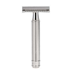RASOIR DE SECURITE MUHLE 80 ANS TRADITION INOX POLI PEIGNE FERME