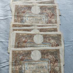 Billets cent francs