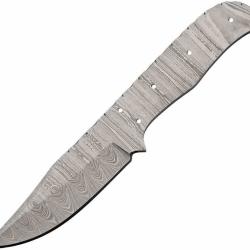 Couteau de Chasse Lame Clip Point Acier Damas Manche &agrave; monter Filework BLDM2749