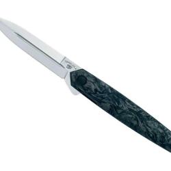 COUTEAU FOX PACIFICO FIBRE DE CARBONE NOIR