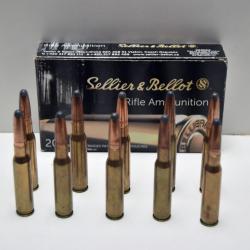 Lot de 1 boite de Sellier & Bellot + munitions en vrac - Cal. 308 Win.