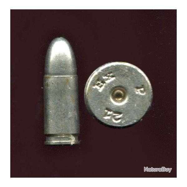 9 mm Parabellum Allemagne inerte nickel�e - pr�coce reprise production post WWI - marquage : Ex P 21