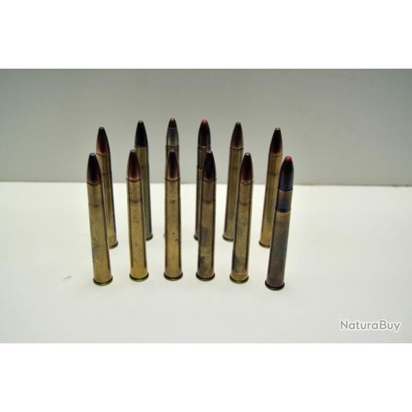Lot de 12 munitions en vrac - Cal. 9.3X74R