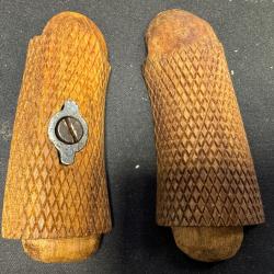 plaquettes bois &eacute;tat neuves pour revolver bodeo italien