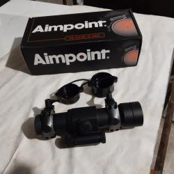 point rouge aimpoint 9000sc  2moa  neuf jamais utiliser montage en double sur ma carabine