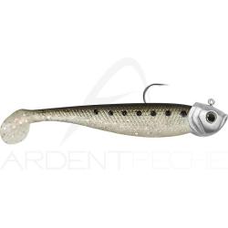 Leurre souple MADNESS Madshad 2 130 mont&eacute; 40g 4/0 Black iwashi
