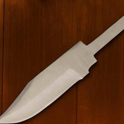 Lot de 3 Lames A Customiser Skinner Lame Clip Point Acier Inox Manche &agrave; monter BL147