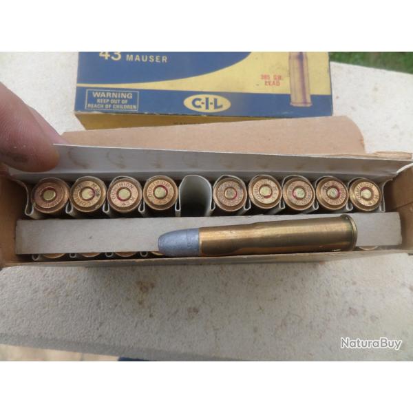 balles 43 mauser (11 mm)