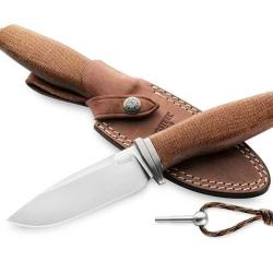 POIGNARD LIONSTEEL ACHA MICARTA NATUREL