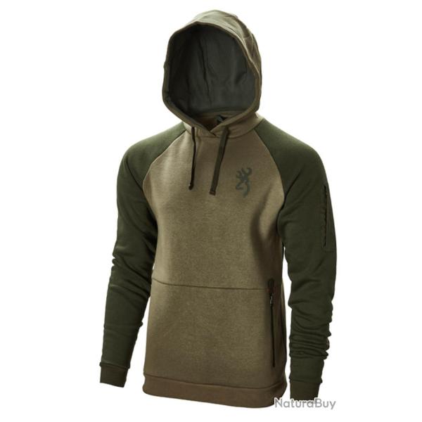Sweatshirt Two Tones Vert Browning Taille M