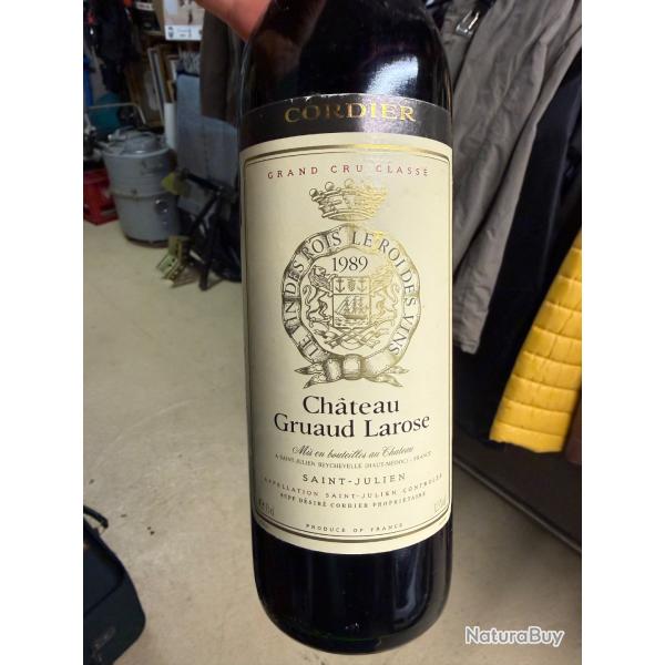 grand crus classe st julien  GRUAUD LAROSE mill�simes exceptionnels 1989